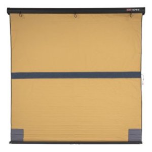 Ištraukiama aliumininė markizė ARB juoda su apšvietimu 2500 x 2500 mm