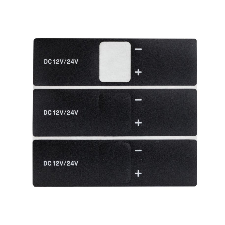 POWER SOCKET DECAL ZERO FRONT