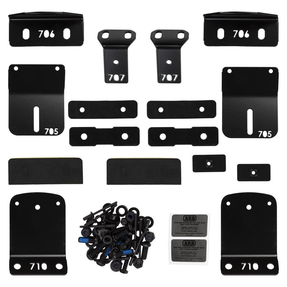MNT KIT ROOF BAR LIGHT DUTY FRCLASSIC CNPY NAVARA NP300 15+