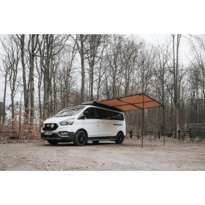 ARB BLK ALUM AWN W/LIGHT 3000 3M BLACK ED W/ LIGHT