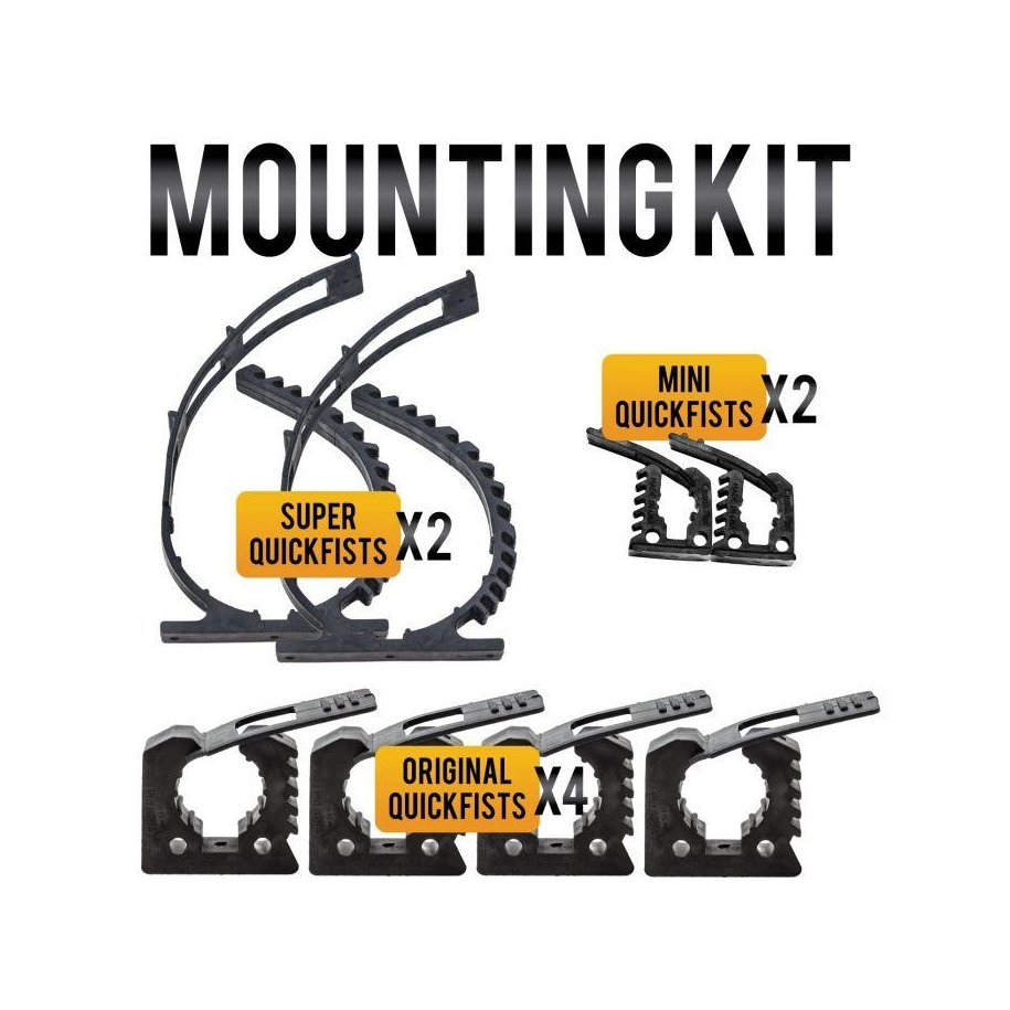 QUICK FIST CLAMP MOUNTING KIT8 CLAMP KIT