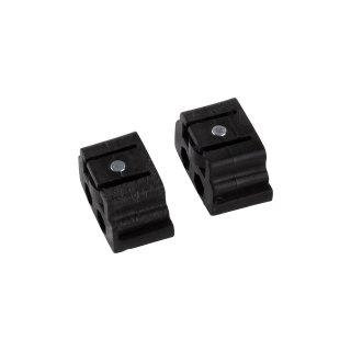 SET OF 2 ROLLER FLOOR STOPS