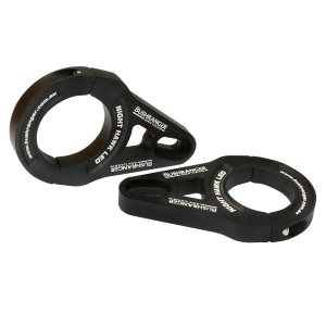 44.5-48MM (1.75\") NHD TUBECLAMP BRACKET PAIR - BLACK