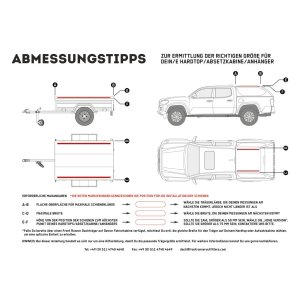 Truck Canopy or Trailer with OEM Track Slimline II Rack Kit / Tall / 1165mm(W) X 752mm(L)