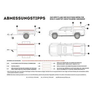 Truck Canopy or Trailer with OEM Track Slimline II Rack Kit / Tall / 1425mm(W) X 2368mm(L)