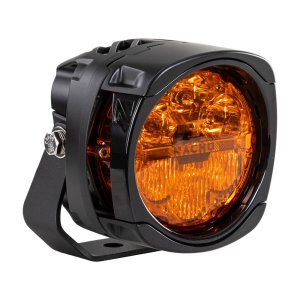 QUATRO AMBER SAE COMBO BEAM, W\/ AMBER LENS