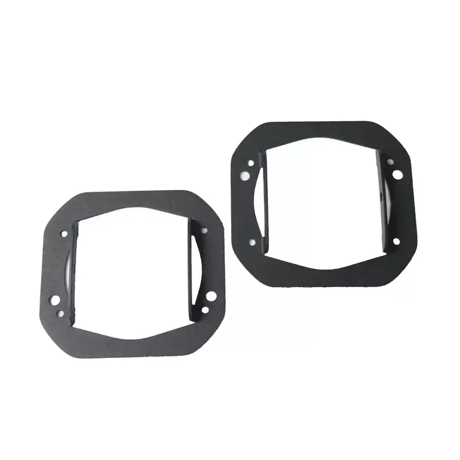 JL JK WRANGLER QUATRO FOG MOUNTS 1 PIECE BUMPER.