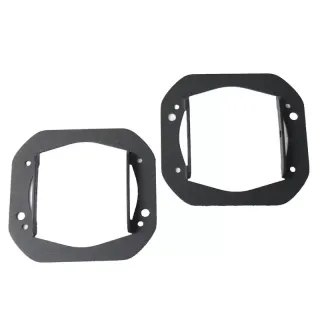 JL JK WRANGLER QUATRO FOG MOUNTS 1 PIECE BUMPER.