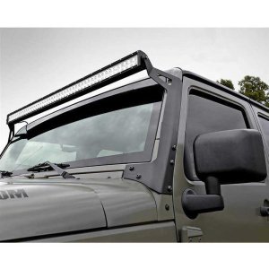 Upper windshield LED straight light bar 50" mounts Rough Country