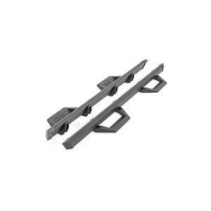 Side steps adjustable aluminium Rough Country  SRX2 Double Cab