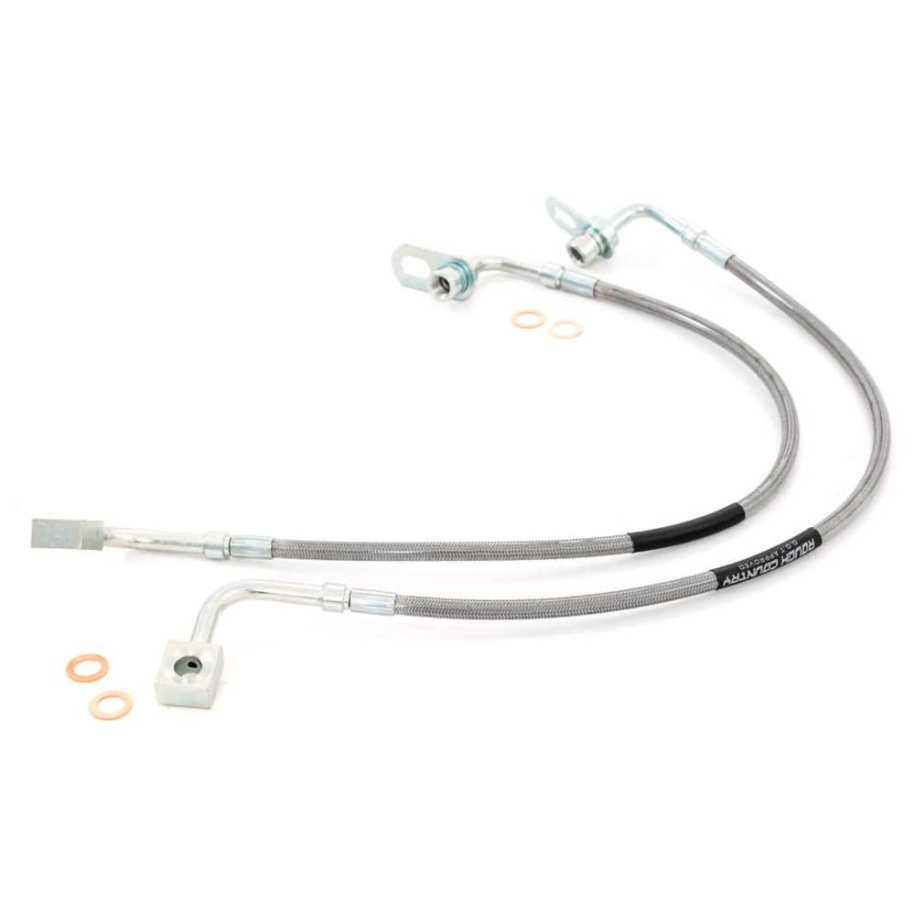 Front extended brake lines Rough Country