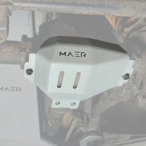 Aluminium Front Differential Skid Plate MAER