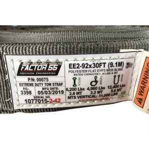 Extreme tow strap Factor 55