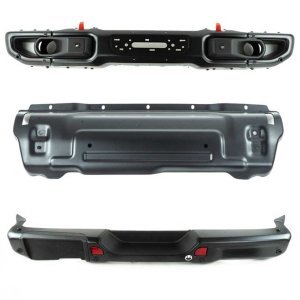 Front bumper with winch plate + rear bumper + skid plate OFD