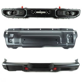 Front bumper with winch plate + rear bumper + skid plate OFD