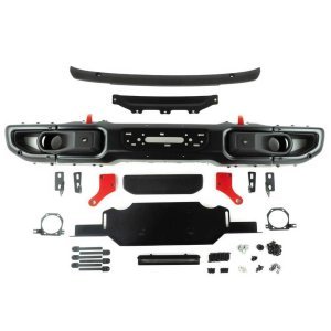 Front bumper with winch plate + rear bumper + skid plate OFD