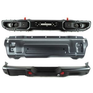 Front bumper with winch plate + rear bumper + skid plate OFD