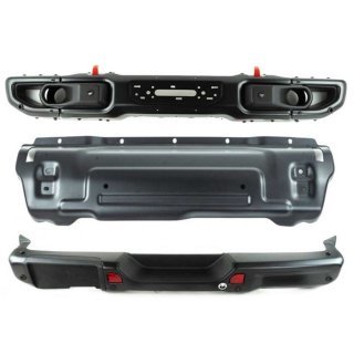 Front bumper with winch plate + rear bumper + skid plate OFD