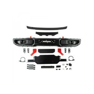 Front bumper with winch plate + rear bumper + skid plate OFD