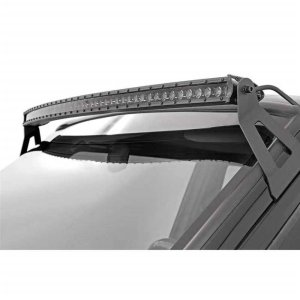 LED light bar 50" curved single row spot Rough Country Black Series