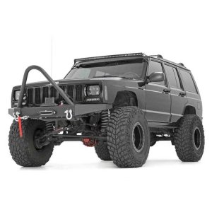 LED light bar 50" curved single row spot Rough Country Black Series