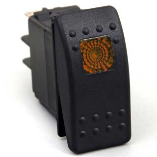 Rocker switch Daystar orange