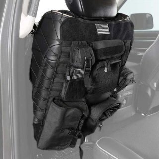 Front seat back covers universal black Smittybilt G.E.A.R.