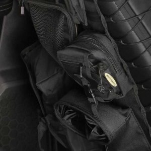 Front seat back covers universal black Smittybilt G.E.A.R.