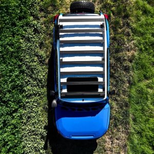 OX PRO roof rack with led bar Bison Gear