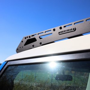 OX PRO roof rack with led bar Bison Gear