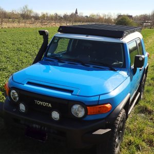 OX PRO roof rack with led bar Bison Gear