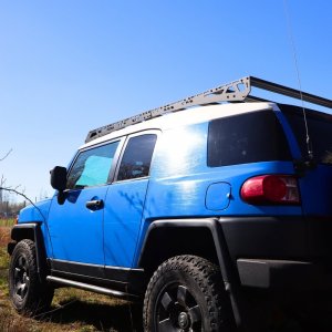 OX PRO roof rack with led bar Bison Gear