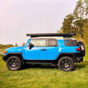 OX PRO roof rack with led bar Bison Gear