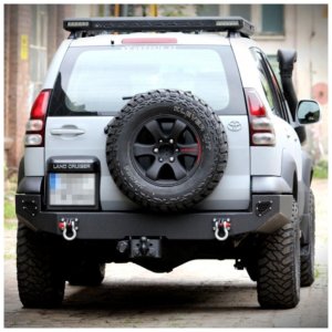Rear steel bumper MorE 4x4 LWB