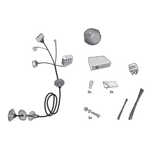 Hitch receiver wiring harness 13 PIN HAK-SYSTEM