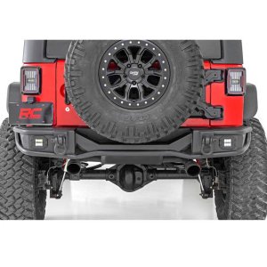Rear steel tubular bumper with LED lights Rough Country