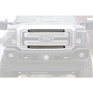 LED light bars 30" dual row for grille spot Rough Country Black Series