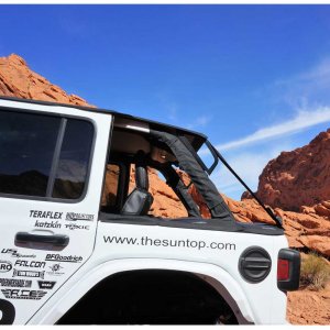 Complete soft top Cargo Suntop