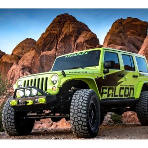 Shocks set TeraFlex Falcon Series SP2 3.1 Piggyback Lift 5-6"