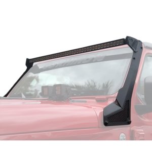 LED light bar 50 " dual row with windshield light mount bracket Go Rhino