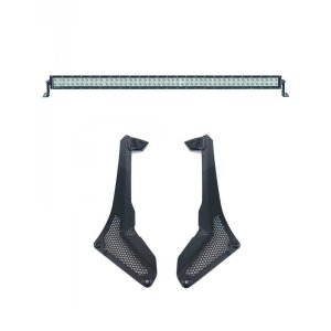 LED light bar 50 " dual row with windshield light mount bracket Go Rhino