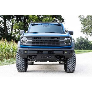 LED lights 2" square Spot Beam Rough Country Black Series