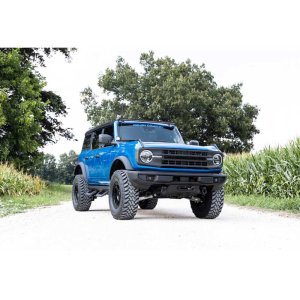 LED lights 2" square Spot Beam Rough Country Black Series