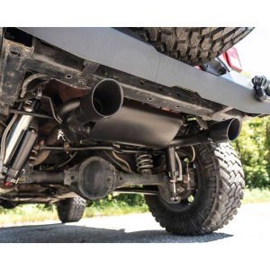 Dual outlet performance exhaust black Rough Country