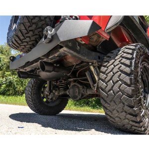 Dual outlet performance exhaust black Rough Country