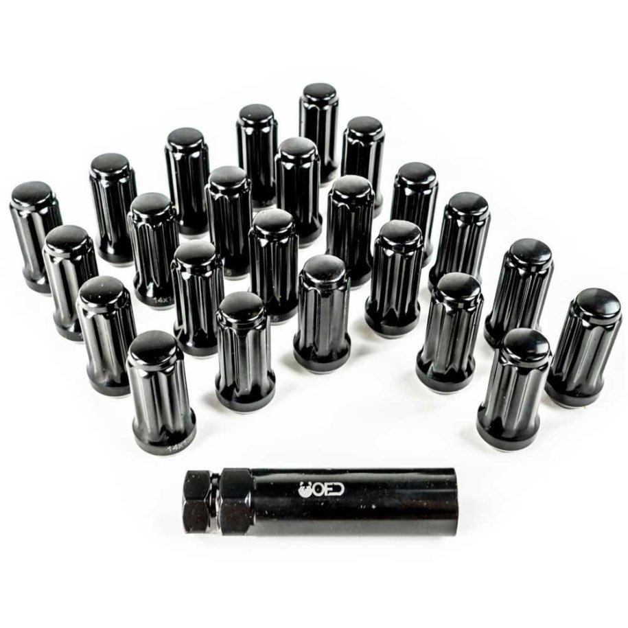Long wheel lug nuts safety set M14x2 OFD