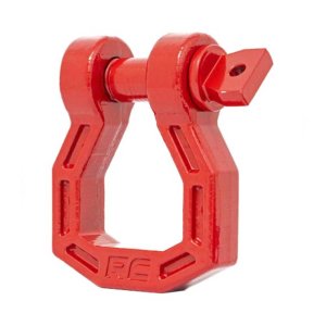 D-ring shackle kit red Rough Country 3/4"