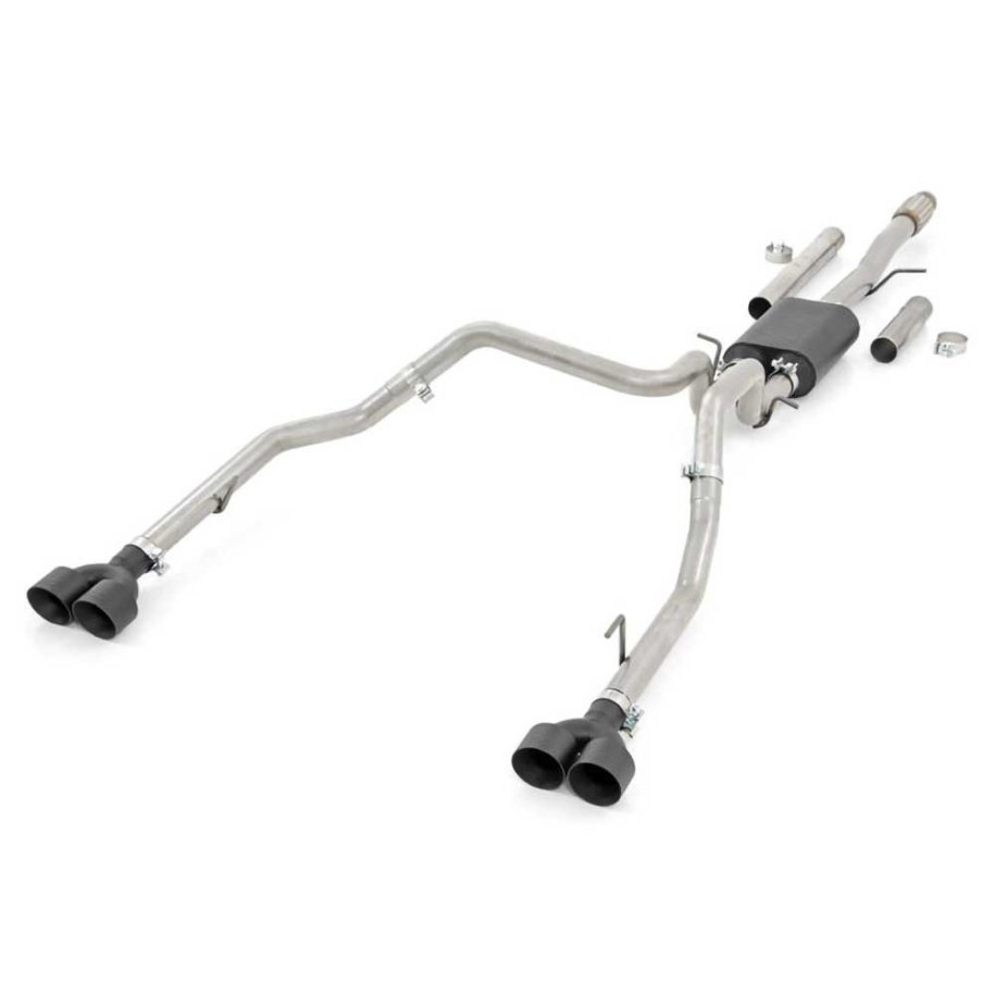 Dual exhaust system 6.2L Rough Country Cat Back