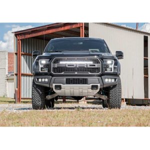 LED hidden grille kit light bar 30" White DRL Rough Country Black Series