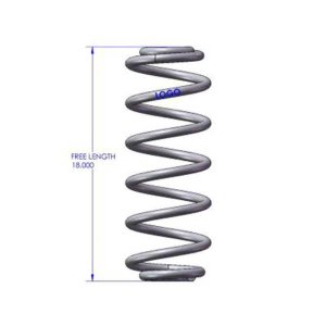 Rear coil springs Clayton Lift 6"